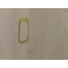 Kép 2/2 - Kiwi zöld mintás modern fényáteresztő függöny