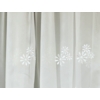 Kép 3/4 - Torino 290cm fehér kisvirágos fényáteresztő
