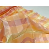 Kép 3/3 - Narancs kockás  voile