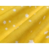 Kép 3/3 - Evelin - sárga alapon fehér csillagos pamutvászon