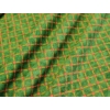 Kép 1/3 - Juhar leveles - zöld alapon kockásan mintázott függöny és terítő anyag
