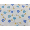 Kép 4/5 - Gelo Beatrix világos alapon kék sárga virágos nyomott dekor