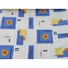 Kép 3/3 - Girasol - kék sárga napraforgós nyomott dekor