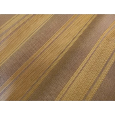 ATLASZ ARANY CSÍKOS  280cm - elegáns brokát sötétítő anyag