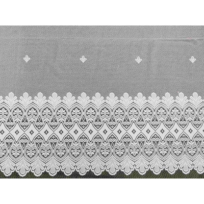 150cm bordűrös fehér fényáteresztő