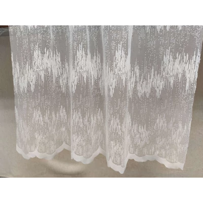 260cm magas ekrü jacquard függöny alján bordűr mintázattal