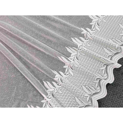 180cm krém színű bordűrös jacquard