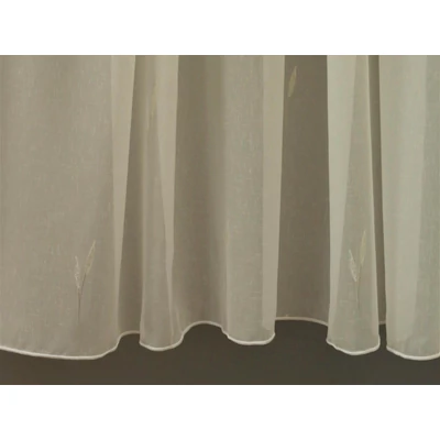 Drezda Ekrü hímzett - 220cm - fényáteresztő