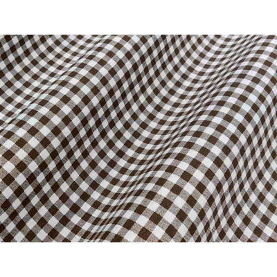 Afrodita - barna kis kockás konyhai abrosz és függöny anyag