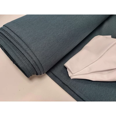 TUSCA - petrolkék színű szövött dekor