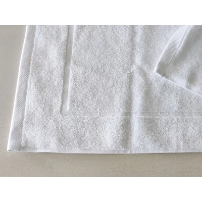 FRAME 50x70cm szállodai kádkilépő 700gr - fehér, bordűrös