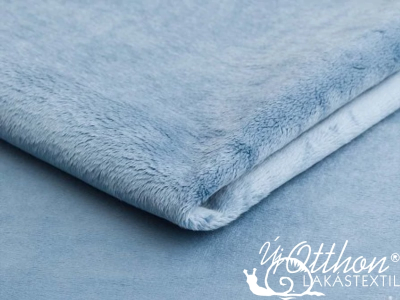 Sofia kék plüss bútorszövet