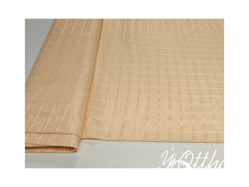 Barack kockás voile