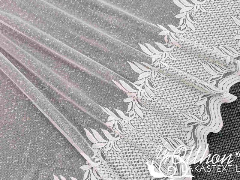 180cm krém színű bordűrös jacquard