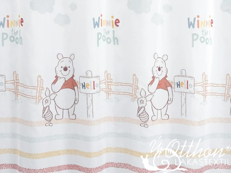 Winnie - Micimackós fényáteresztő függöny