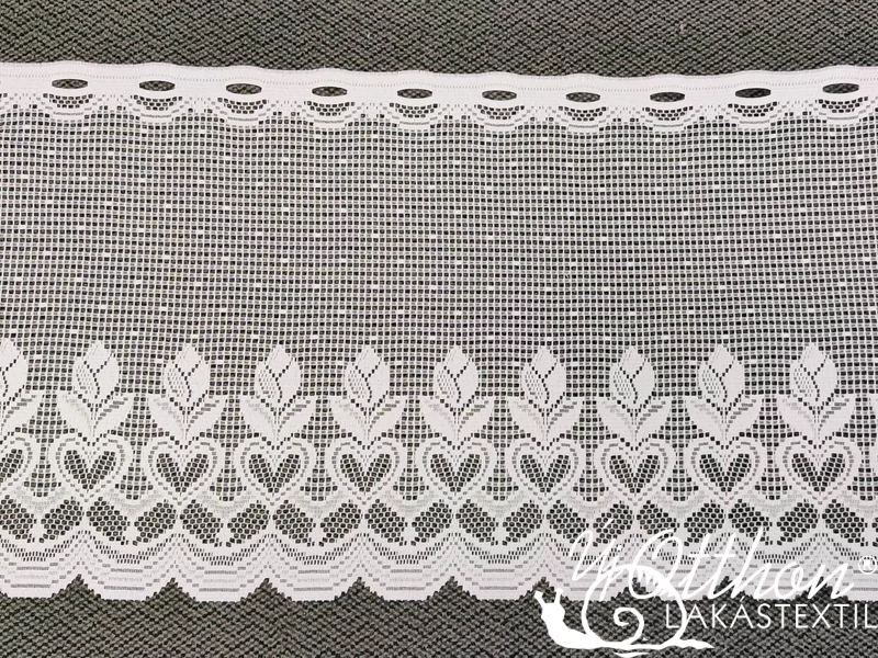 ZSUZSA - 45cm fehér klöpli vitrázs